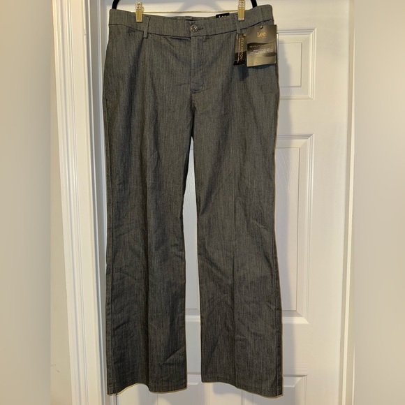 NWT Lee Gray Wide Leg Pants Tailored and Sophisticated - Picture 2 of 11